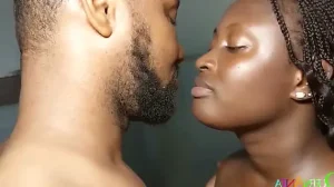 Beautiful sexy ebony having so romantic